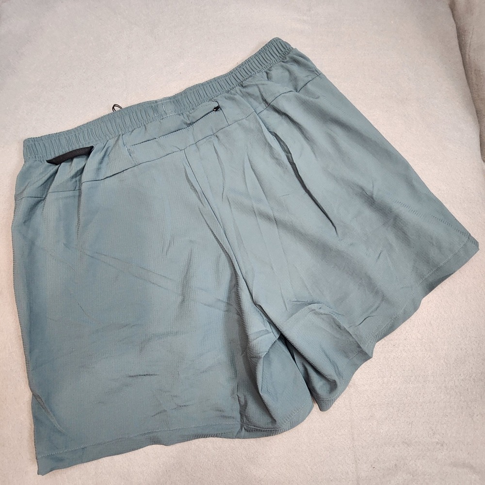 prAna‎ Peak To Pavement Lined Short Grey Blue Performance Mens XL 6in - Picture 2 of 7